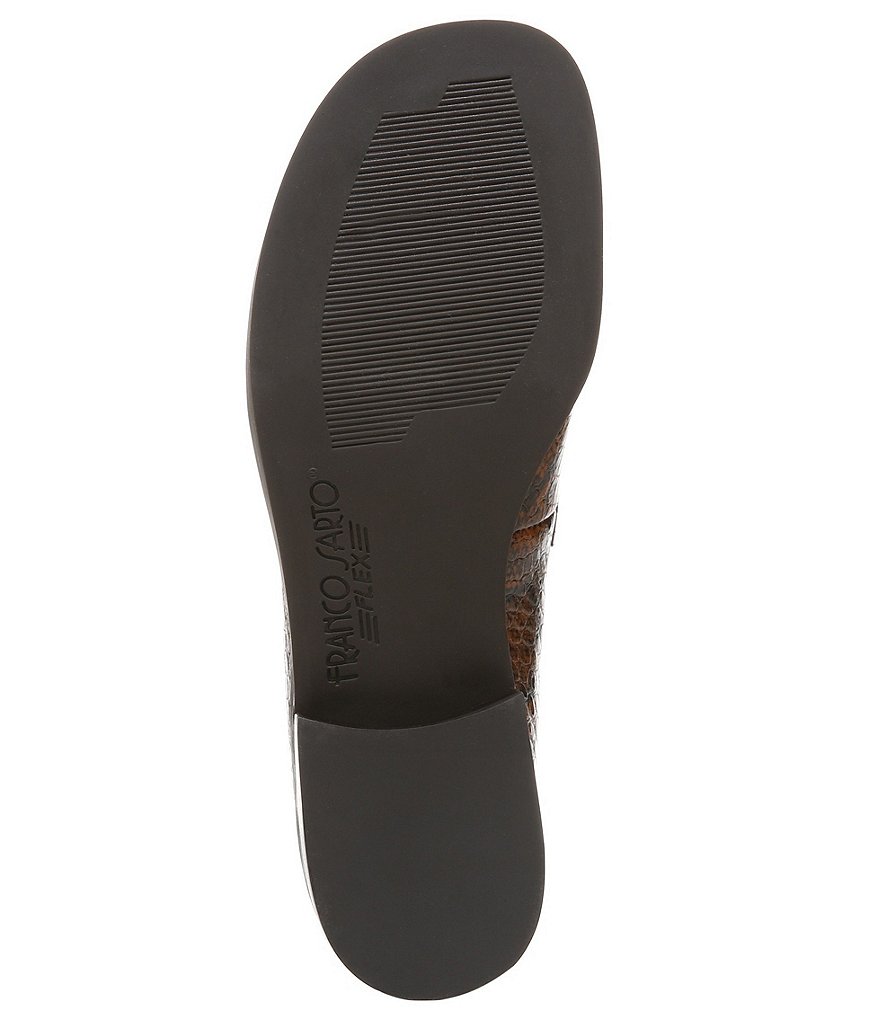 Franco Sarto Bocca Snake Print Loafers