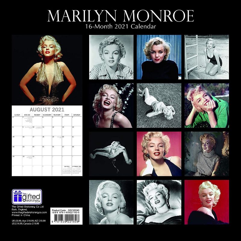 2021 The Everygirl Wall Calendar 15" x 12" Liam - Blue Sky