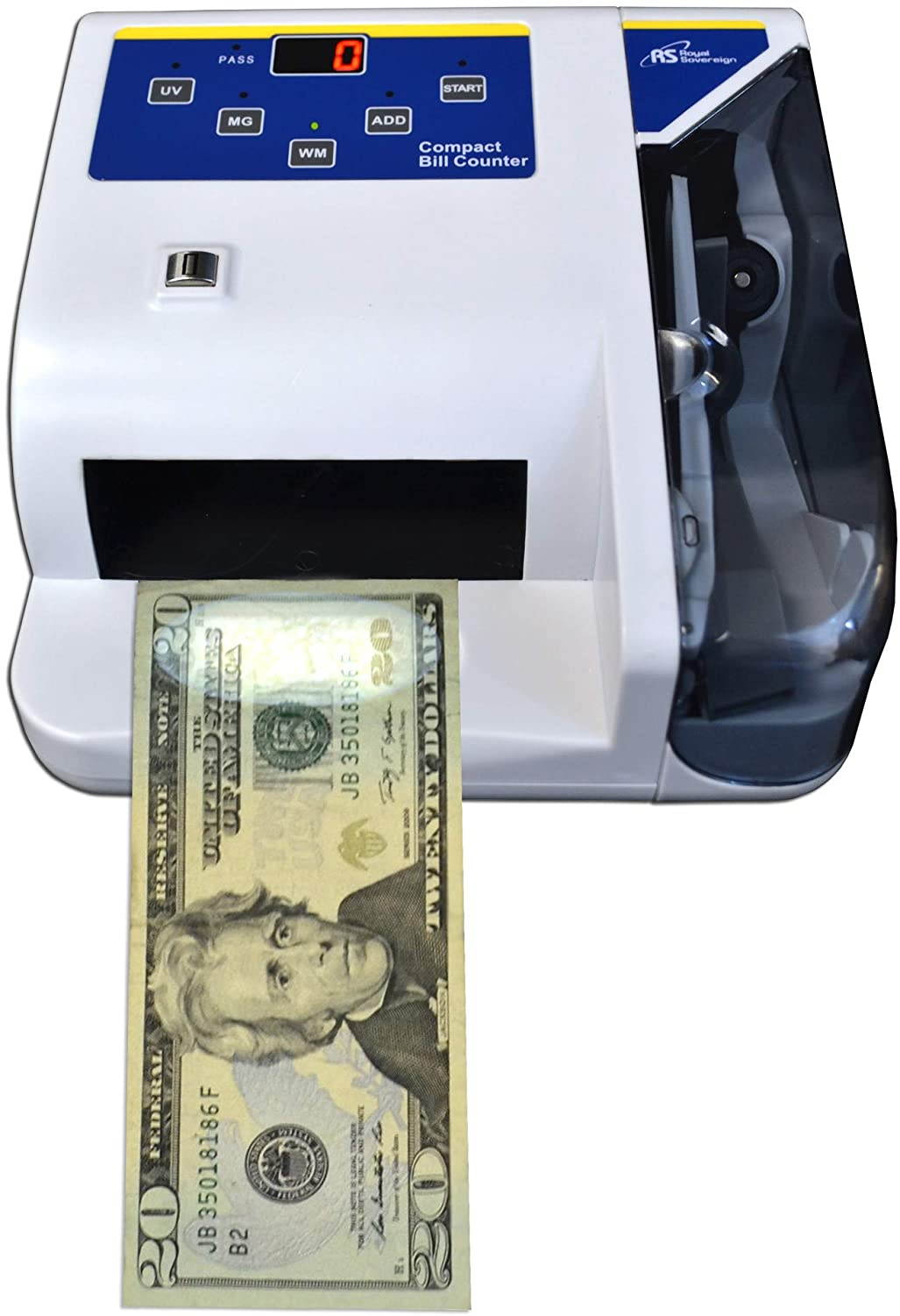 Royal Sovereign RBC-QUICKCOUNT Counts Up To 600 Bills/Minute Counterfeit Detection
