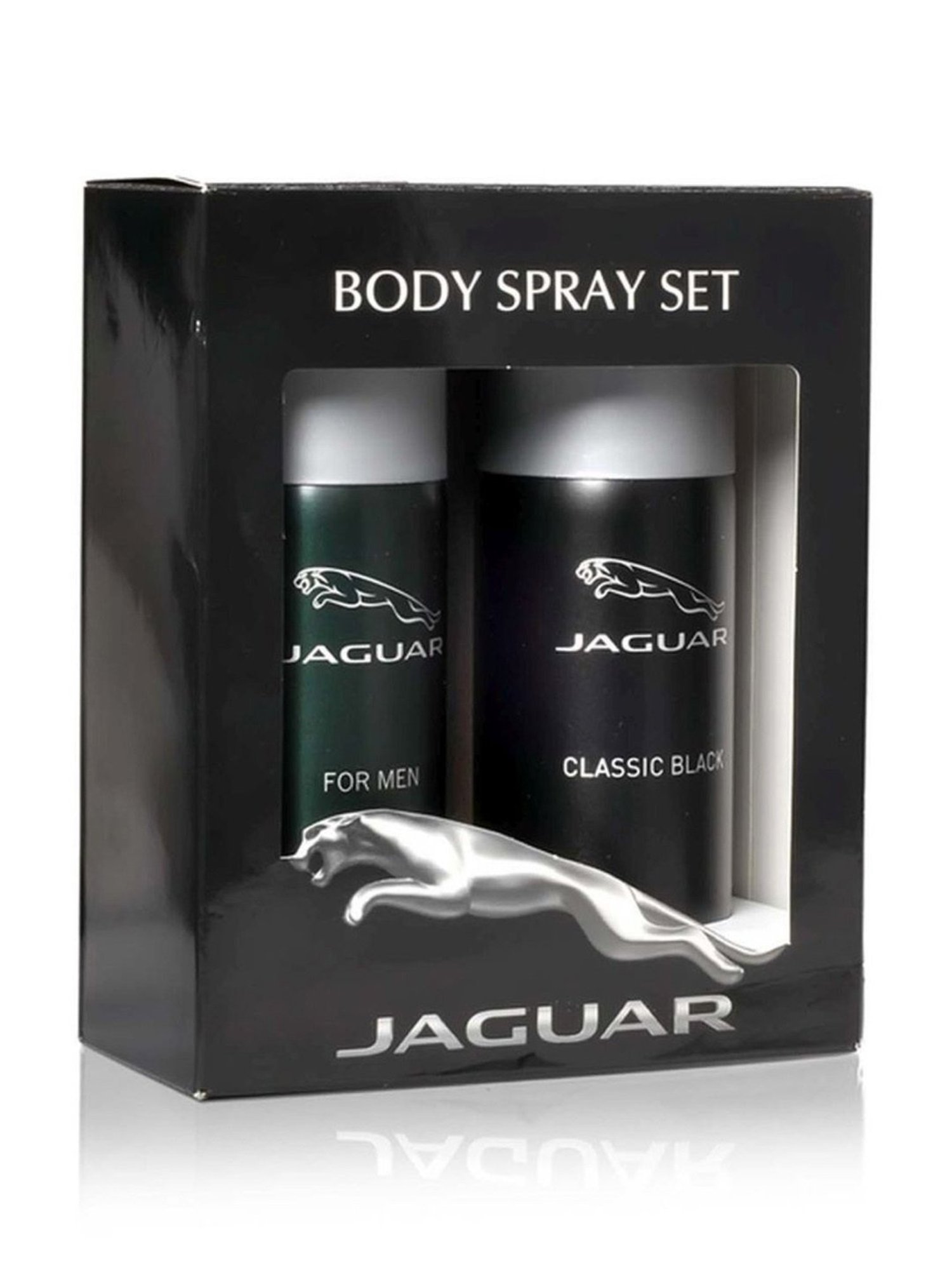 Jaguar Classic Black Deodorant Spray + For Men Deodorant Spray Combo Set - Pack of 2