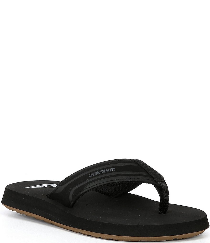 Quiksilver Boys' Monkey Wrench Suede Flip Flops (Toddler)