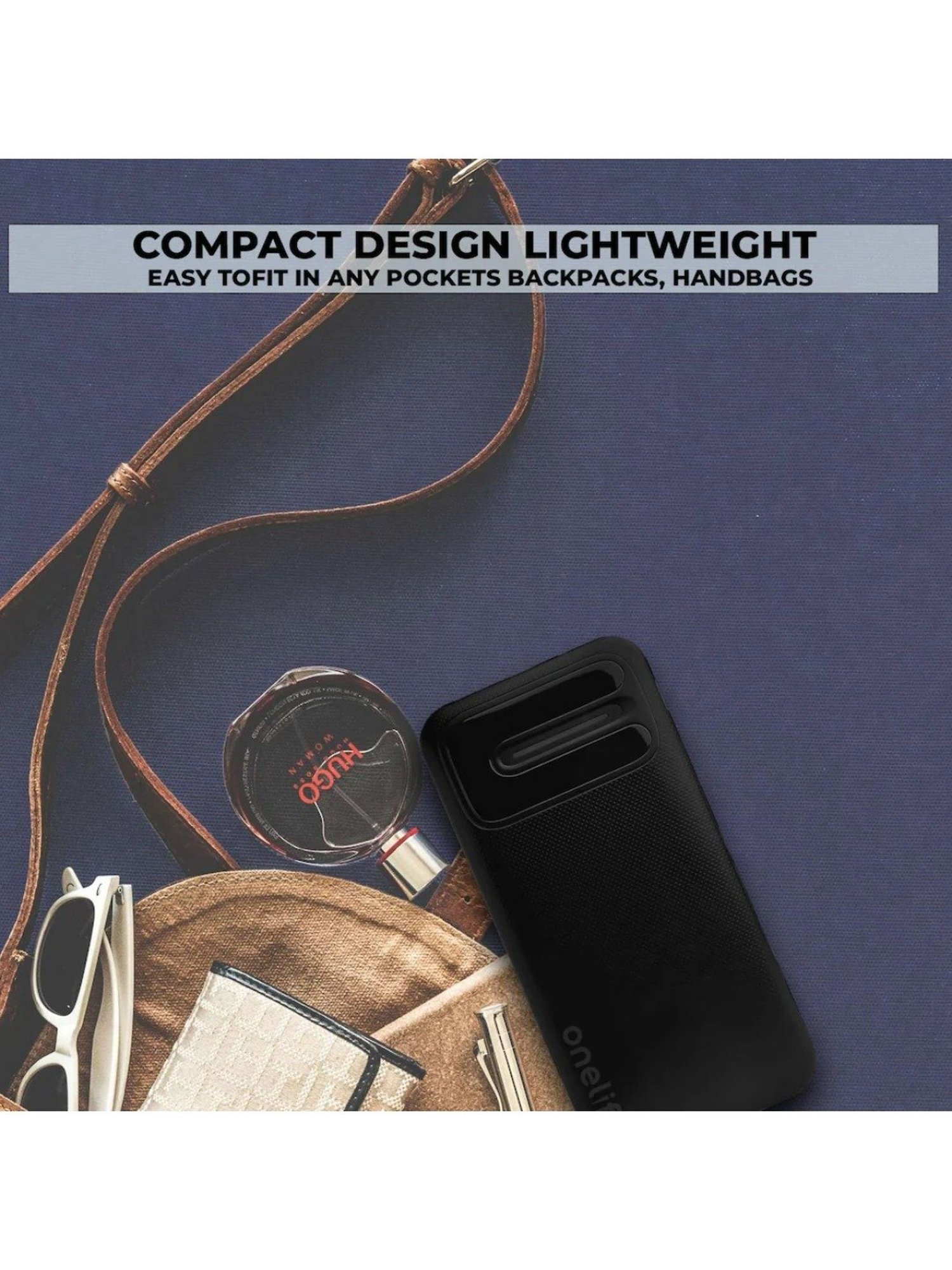 Onelife Power 07 10000 mAh Slim Power Bank (Black)