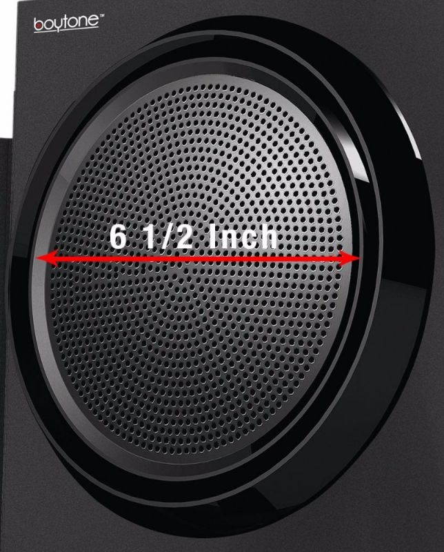 Boytone BT-210FB Wireless Bluetooth Speaker, Powerful Sound, Bass System, Excellent Clear Sound & FM Radio, Remote Contr