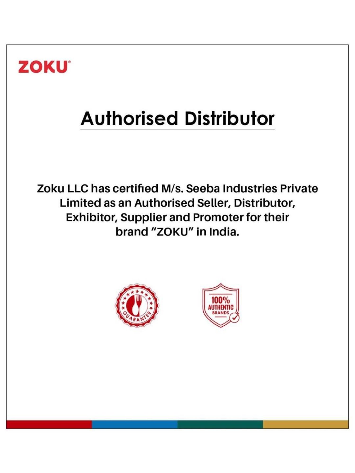 Zoku 2-Piece Multicolor Medium Kids Lunch Box & Pocket Cutlery Set