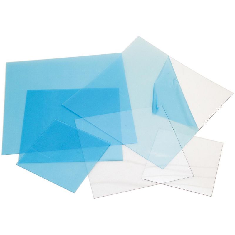 Grafix Craft Plastic Sheets 12"X12" 4/Pkg-Clear .020