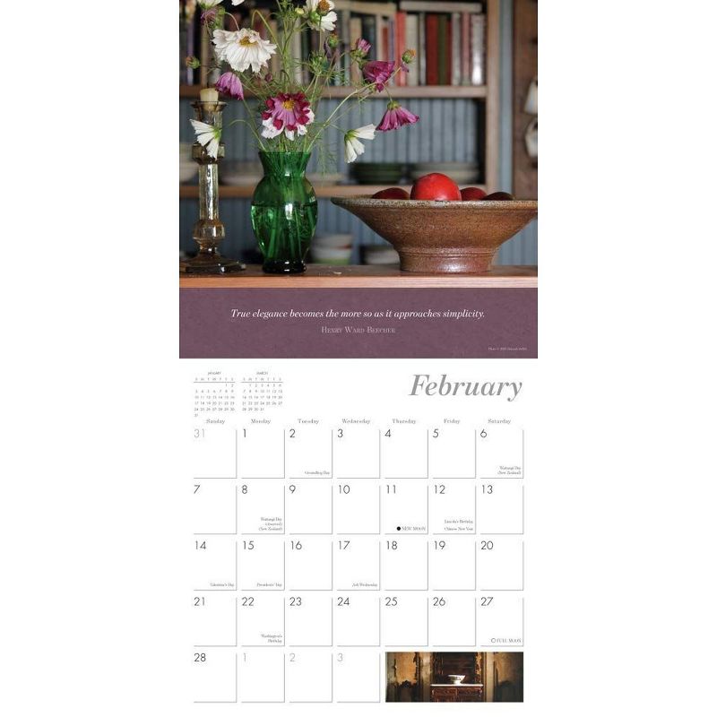 Sellers Publishing 2021 Simplicity Inspirations for a Simpler Life 16-Month Wall Calendar DeWit, Deborah