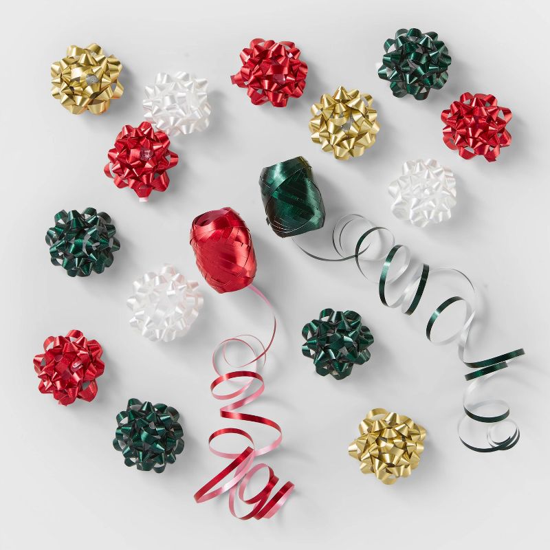 Ribbon 3 End Red/Black Baker's Twine - Wondershop™