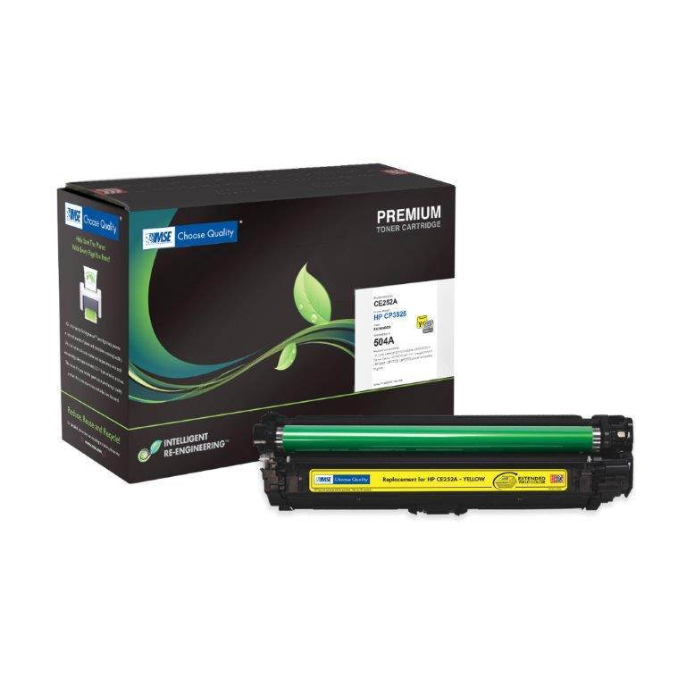MSE Compatible Yellow Toner Cartridge (Alternative for HP 504A/CE252A)