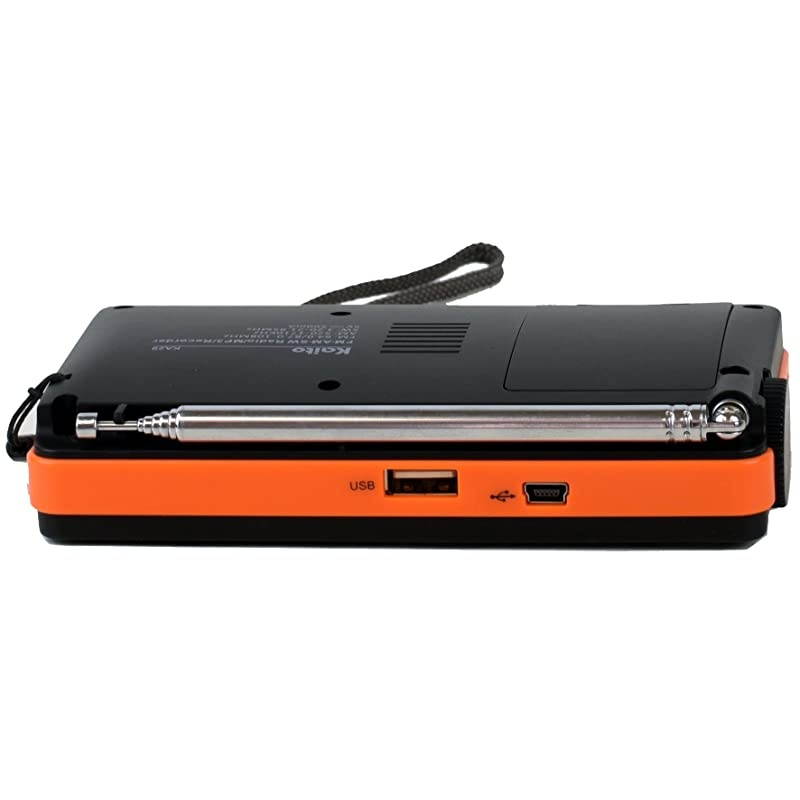 KA29 All in one World Receiver with Recorder AM FM SW Radio and MP3 PlayerBlack