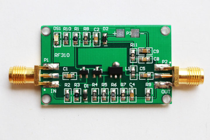 WWH-1pc RF310 FM transmitter broadband RF power amplifier 50 ~ 1500MHz 500mW