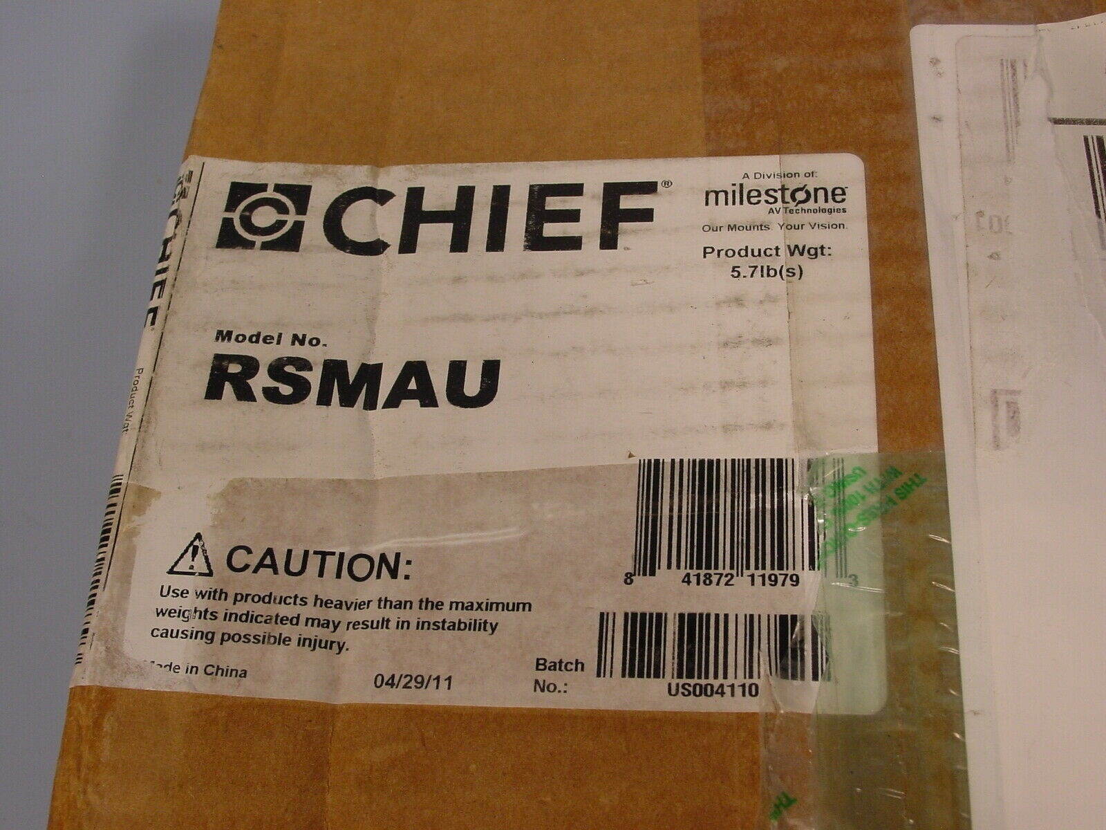 Chief RSMAU RSM Mini Elite Projector Mount