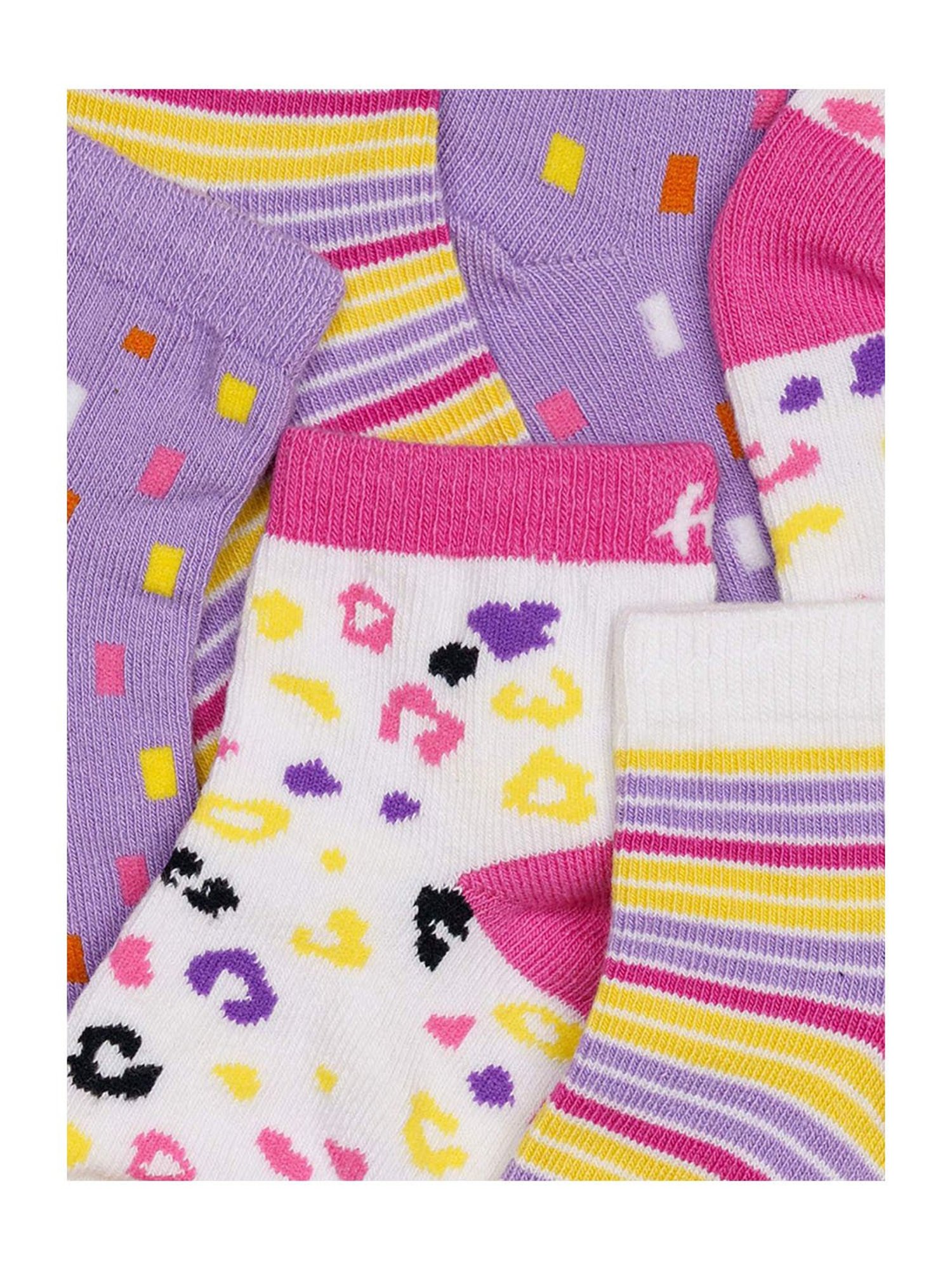 Pantaloons Junior Kids Pink Self Pattern Cap with Muffler