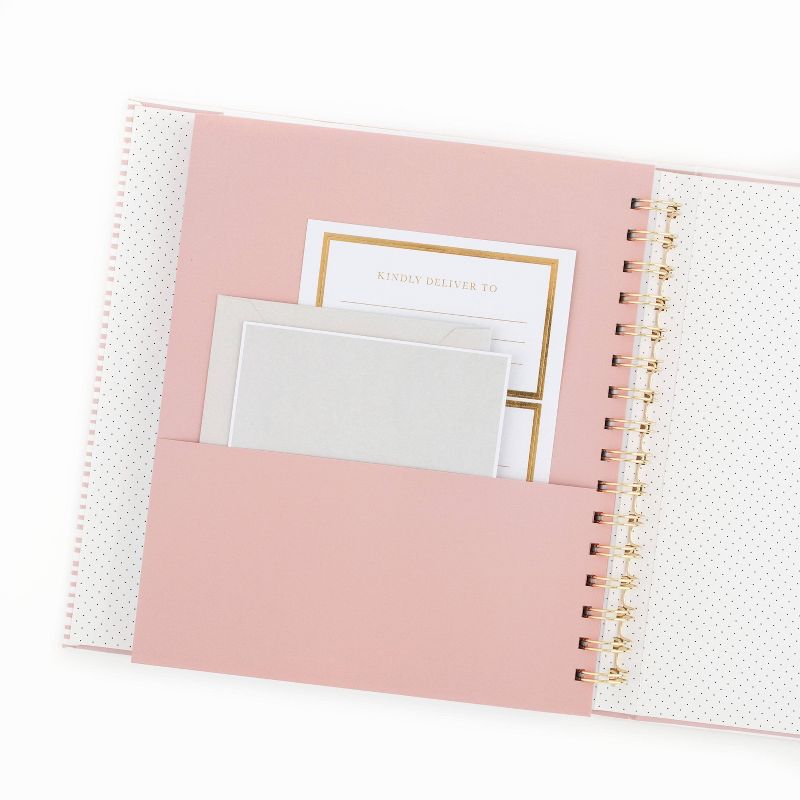 2021-22 Academic Planner 8.75" x 6.875" Concealed Wire Weekly/Monthly Pink Stripe - Sugar Paper™