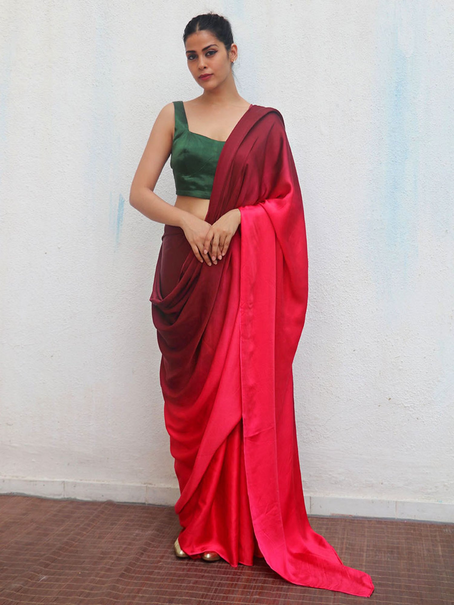 Chidiyaa Iravati Modal Silk Saree - SFLAR