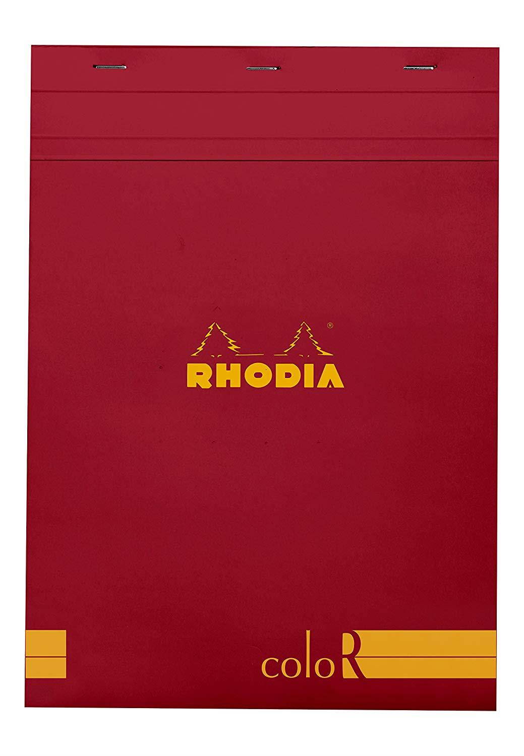 Rhodia ColorR Pad Lined 8.25X11.75 Poppy