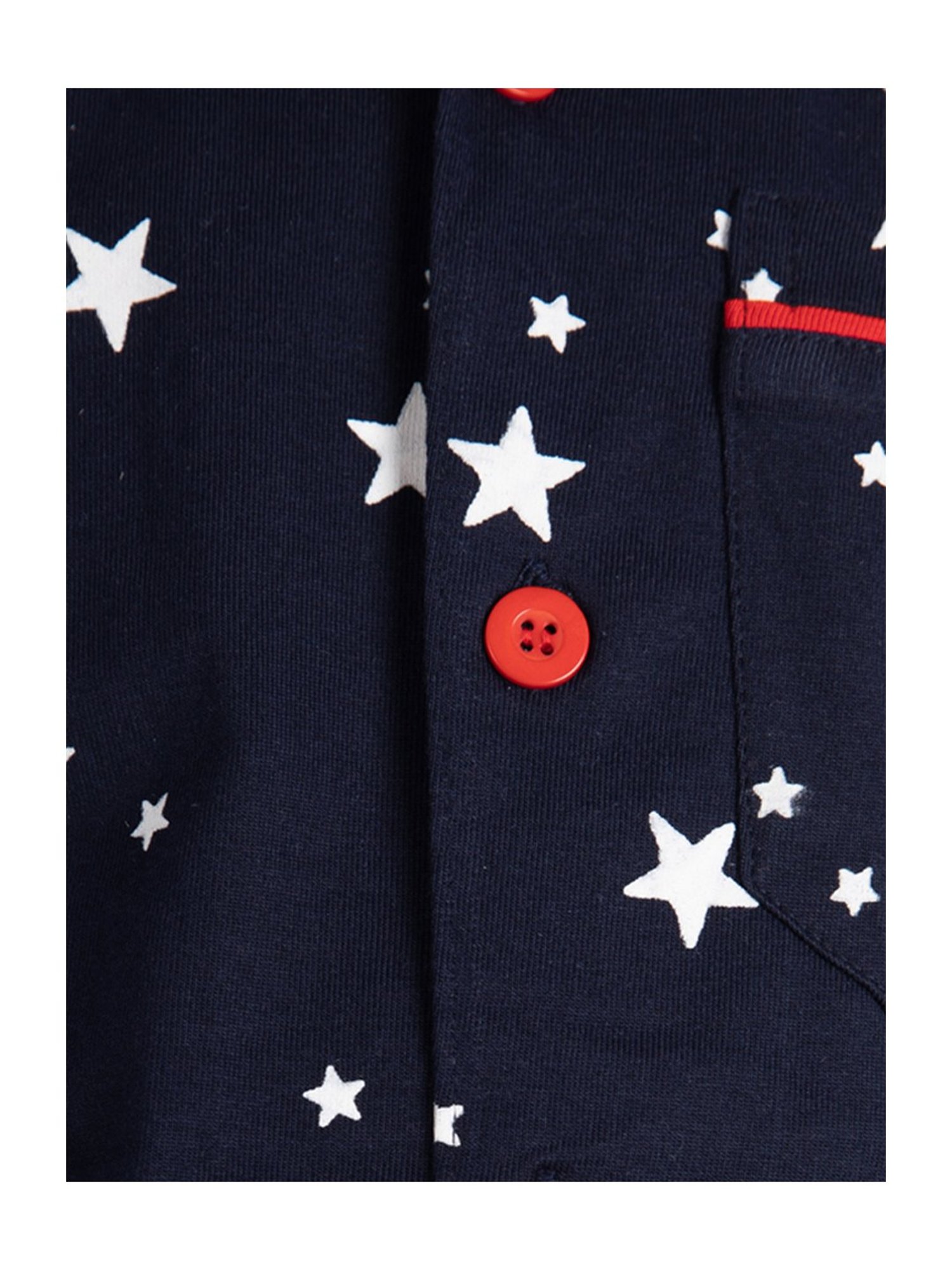 Nite Flite Boys Navy Blue Starry Nights Pyjama Set