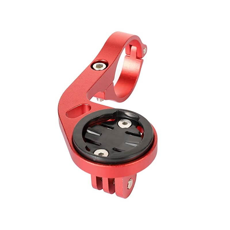 Bike OutFront Mount Bicycle Handlebar Combo Mount for Garmin Bryton Gopro FlashlightCompatible with 318mm 254mm Handlebar red