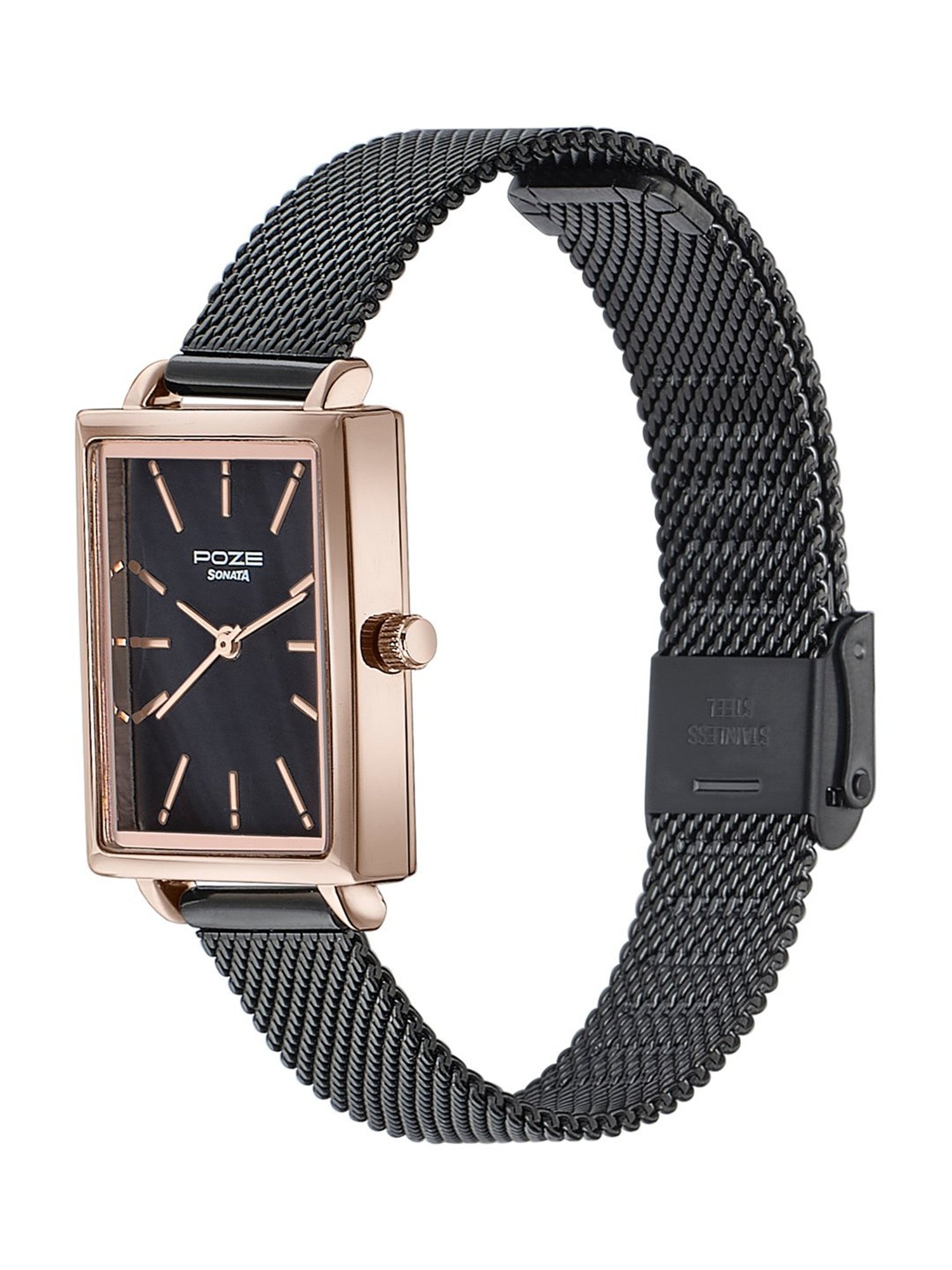 Sonata Poze 3.0 SP80079KM01WF Analog Watch for Women