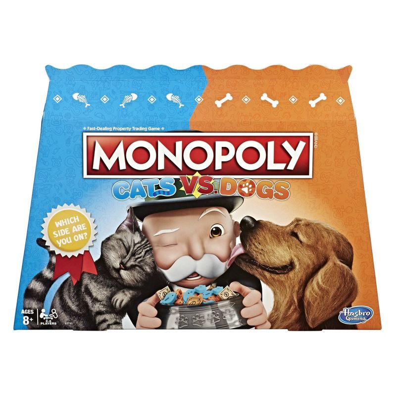Monopoly Cats vs. Dogs Board Game