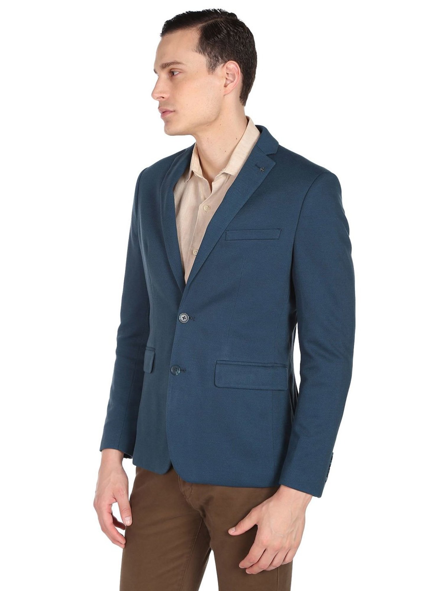 Arrow Blue Slim Fit Blazer