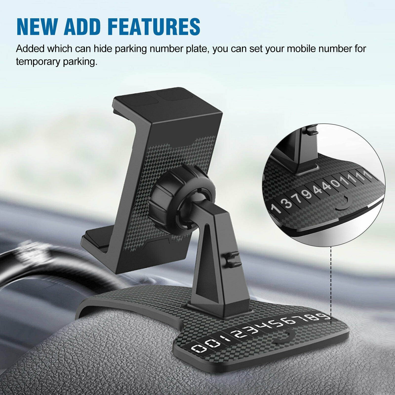 Universal Car Dashboard Mount Holder Stand Clamp Cradle Clip for Cell Phone GPS