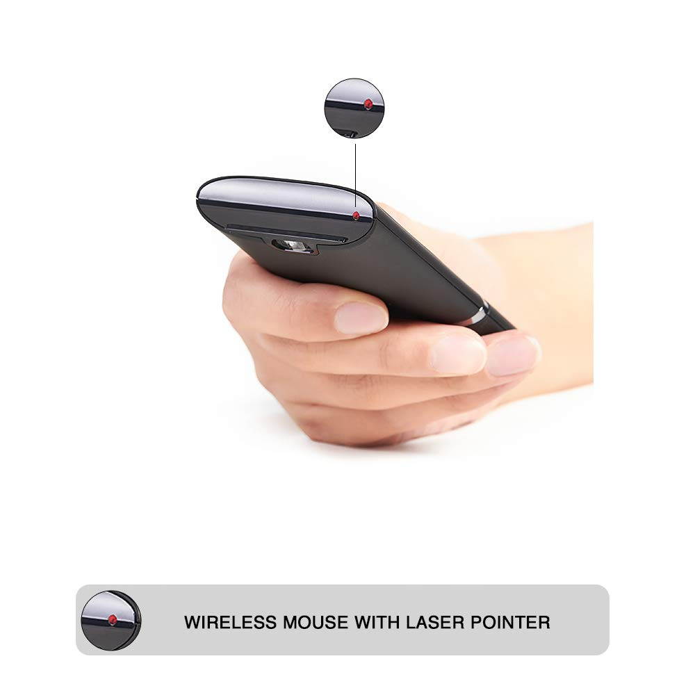 Lenovo Dual Mode WL Bluetooth Touch Mouse N700, Black (888015450),N700 Wi-Fi 2.4GHz & Bluetooth 4.0 Dual Mode Mouse Laser Pointer