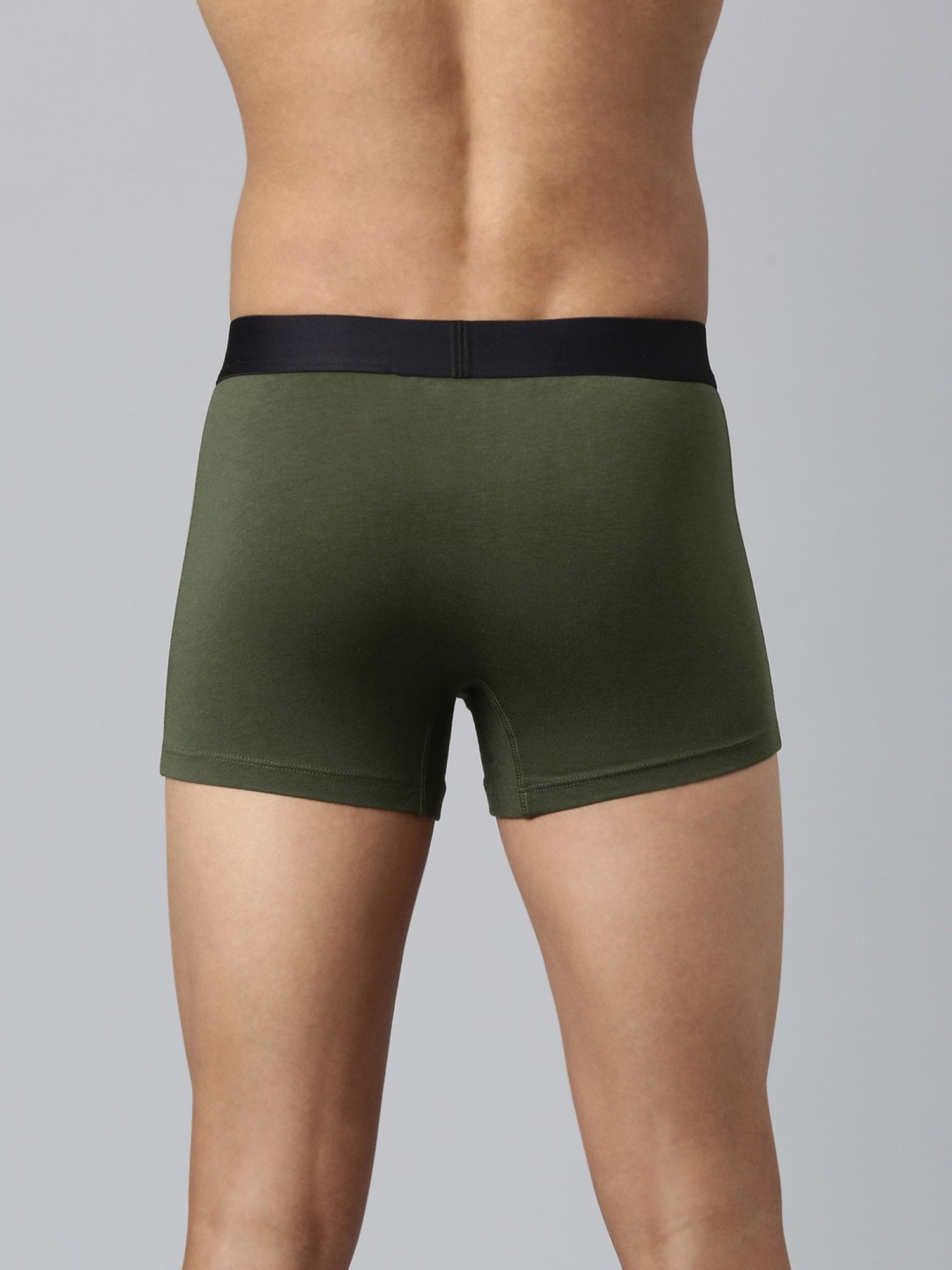 Levi'S Green Cotton Skinny Fit Trunks
