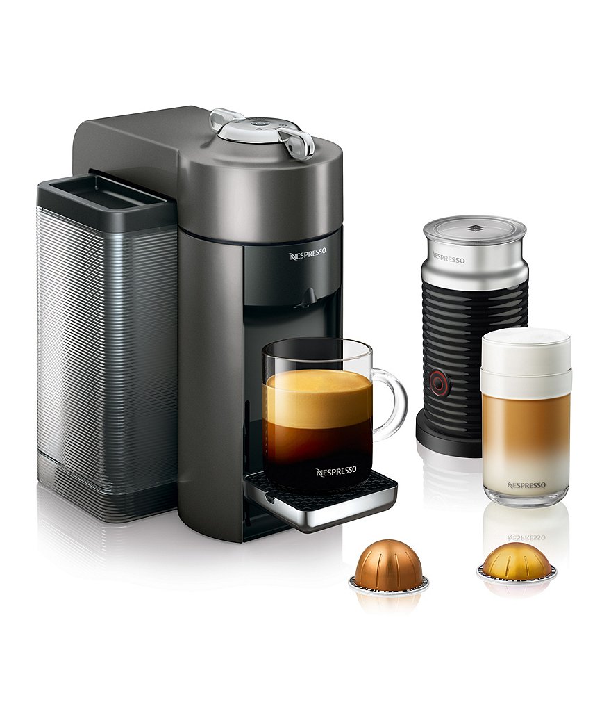 Nespresso by Delonghi VertuoLine Evoluo Grey Bundle Coffee Maker