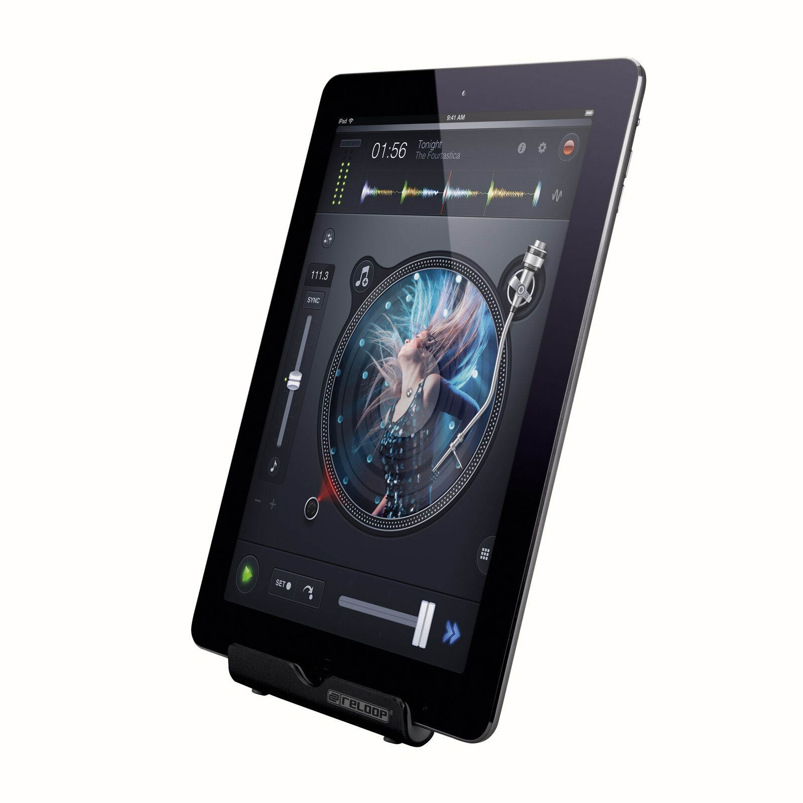 Reloop Tablet Stand - Compact and Retractable Stand for Tablets and Smart Phones