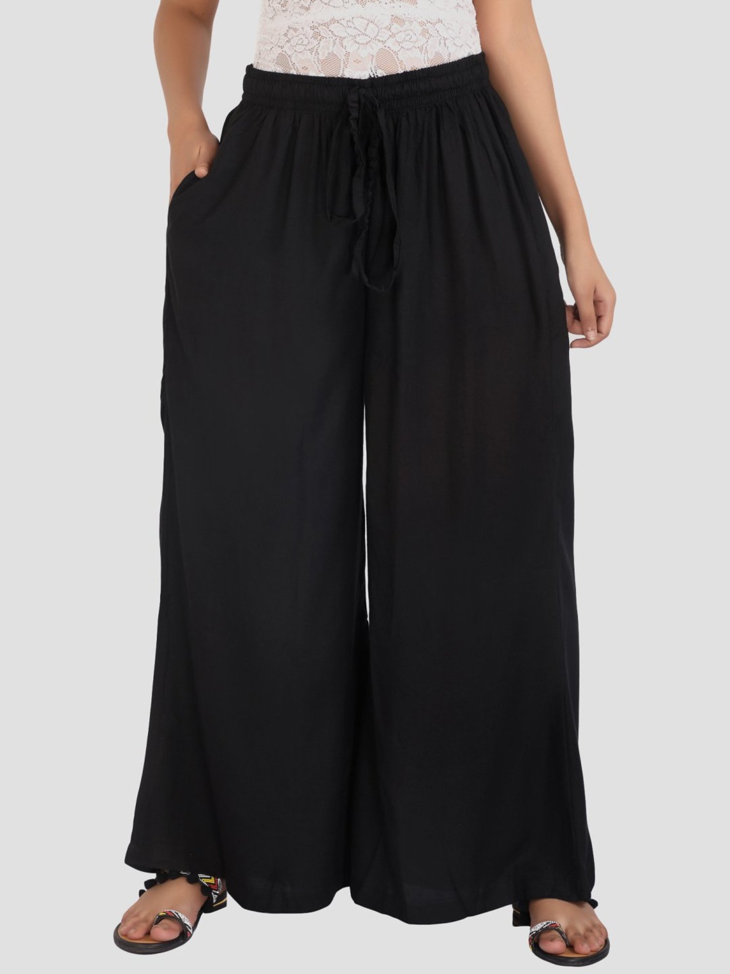 Cotton Culture Black Regular fit Palazzos