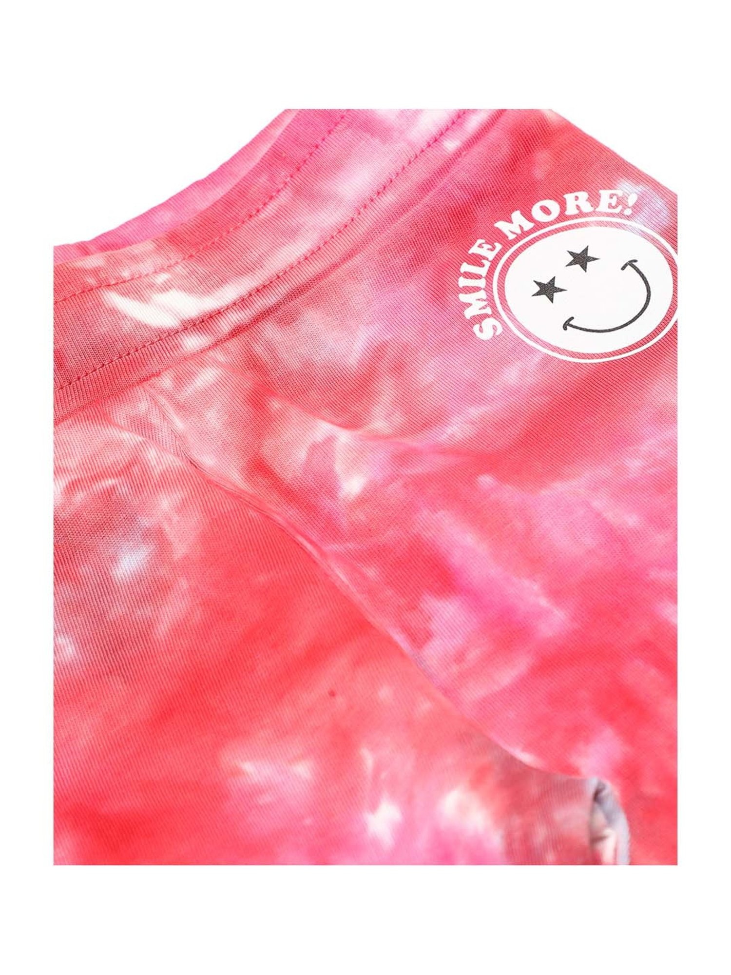 MiArcus Kids Red & White Cotton Over Dyed Leggings