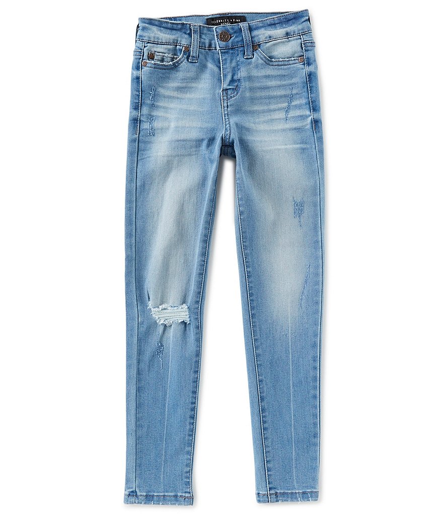 Celebrity Pink Big Girls 7-16 Shubie Light Wash Skinny Jeans