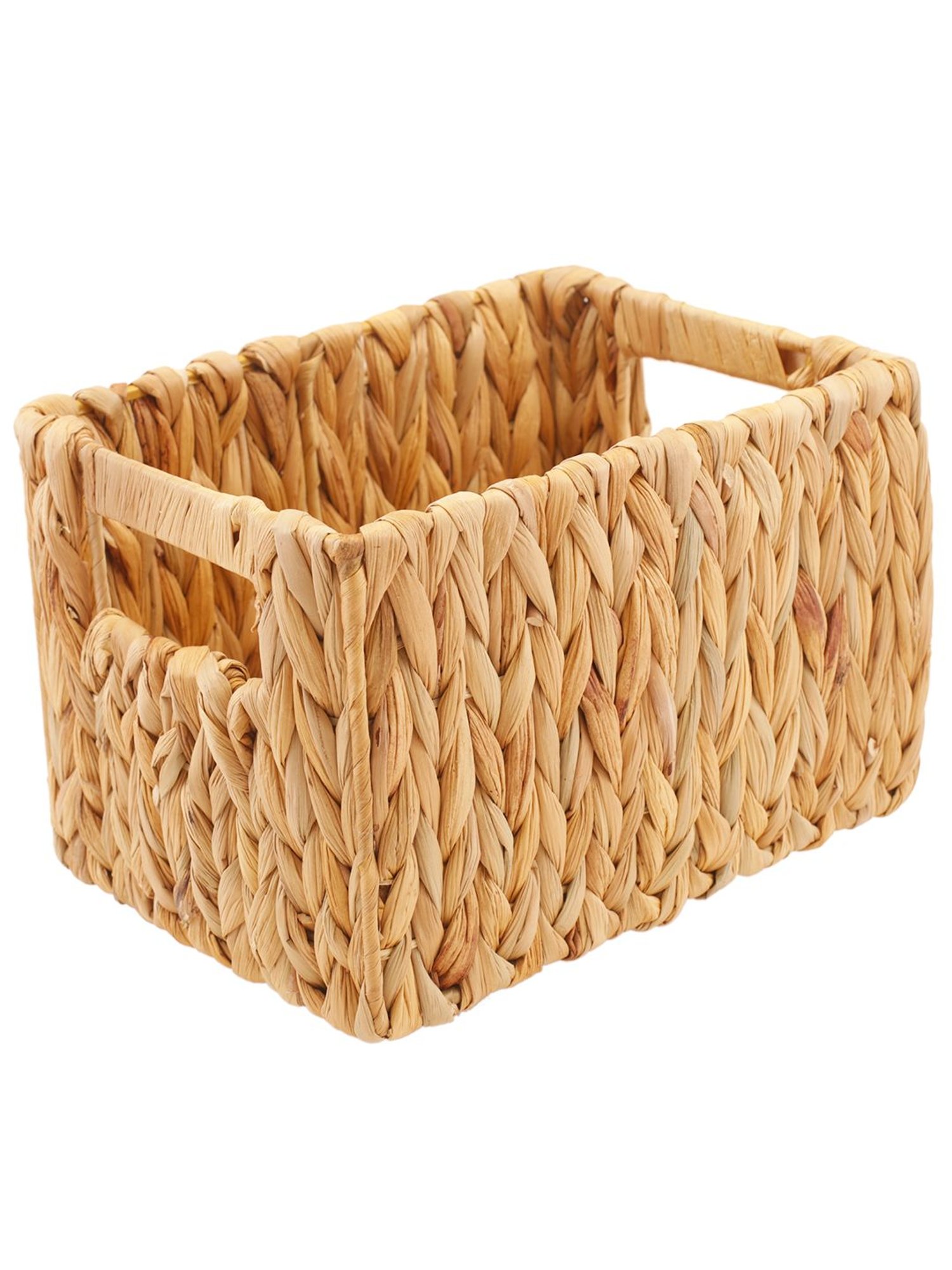 Naturallyours Brown Water Hycinth Medium Storage and Gift Basket