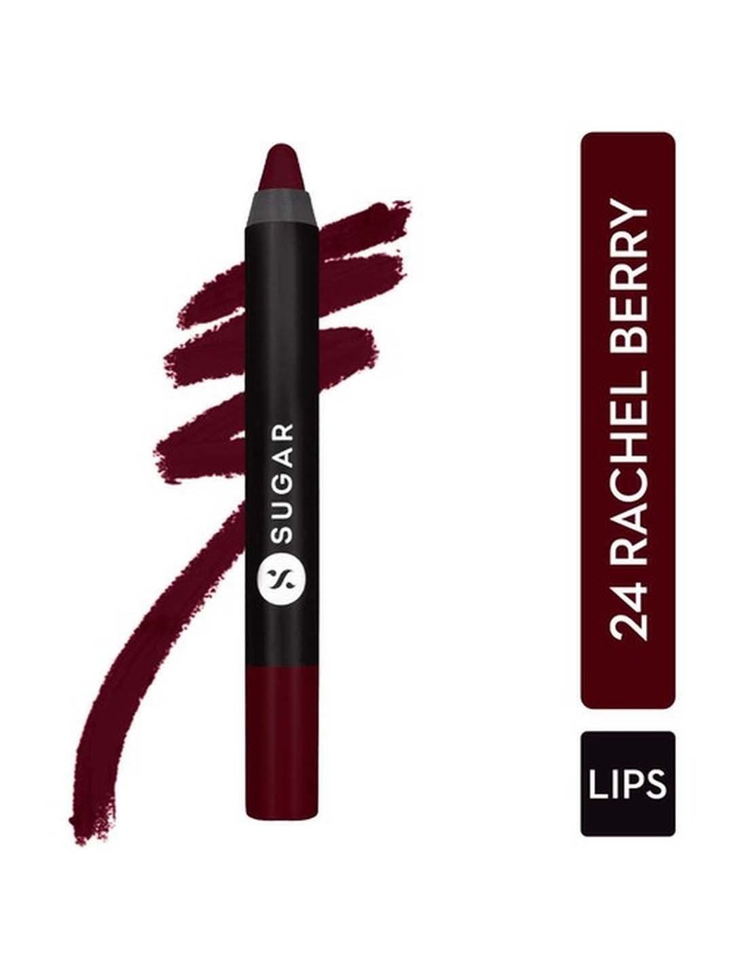 Sugar Cosmetics Matte As Hell Crayon Lipstick 24 Rachel Berry - 2.8 gm