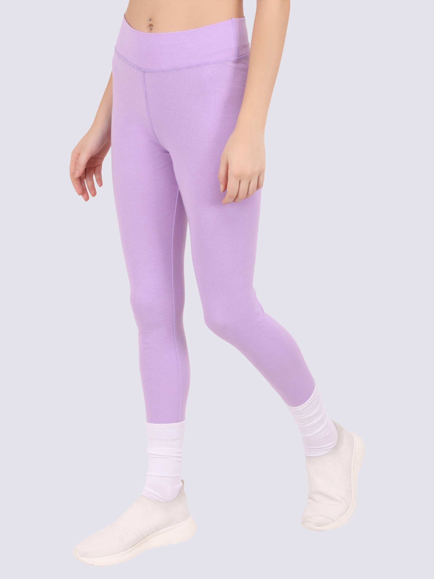 EVERDION Lavender Cotton Tights