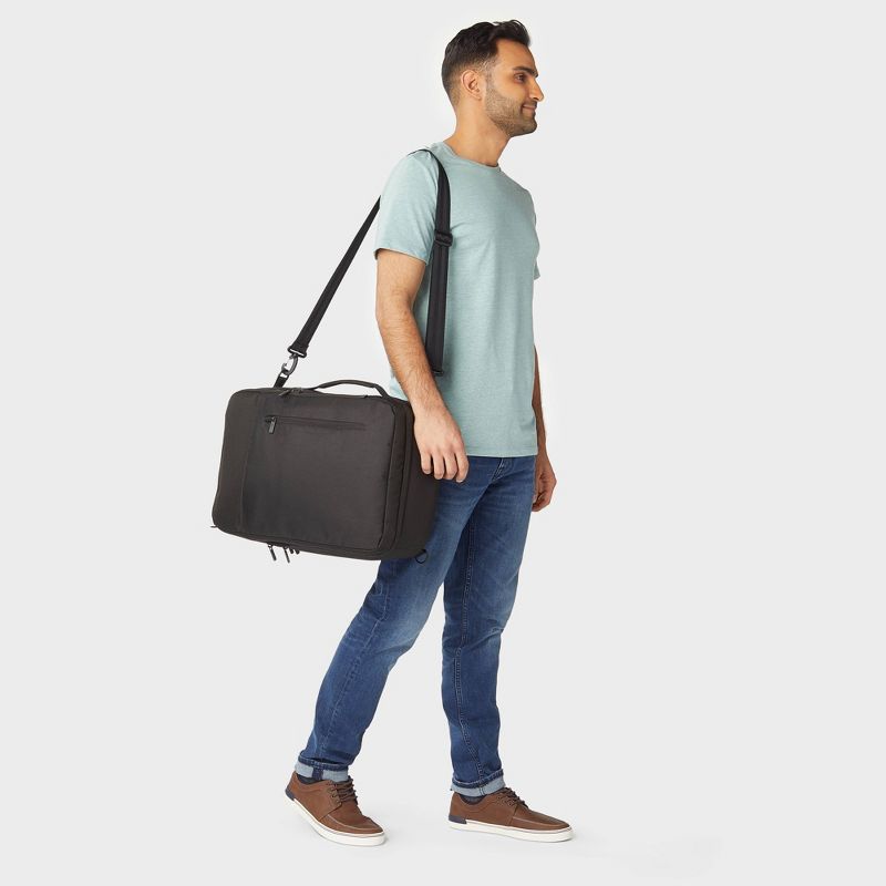 18" Small Hybrid Backpack Black - Made By Design™