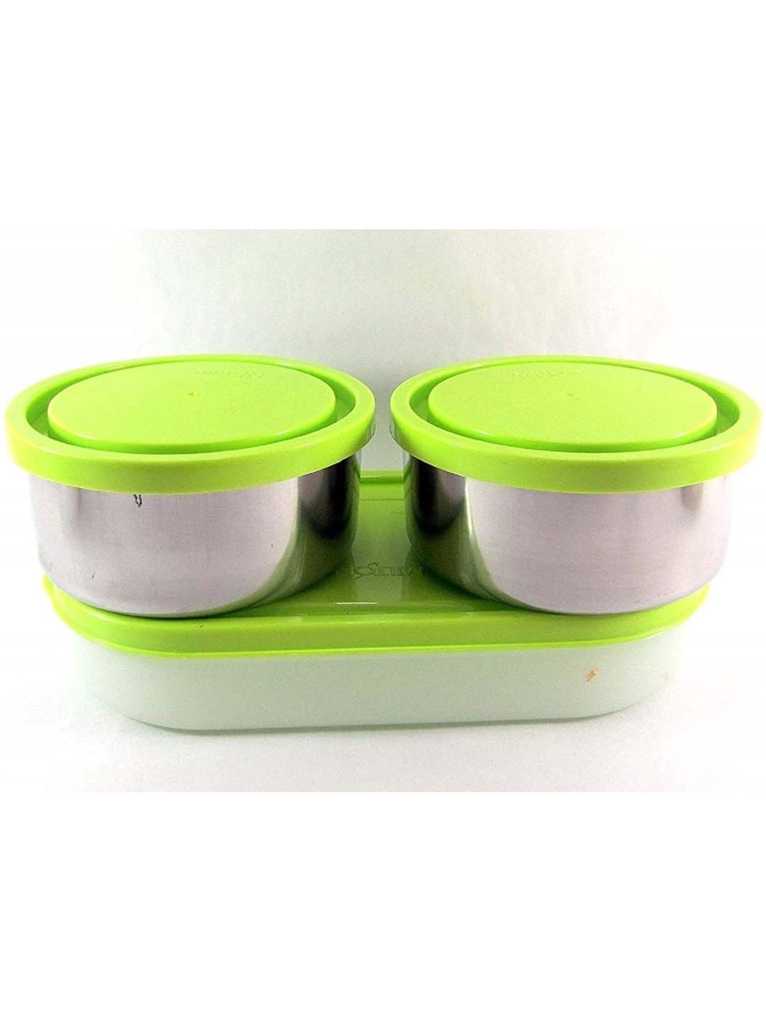 Milton Executive Green Plastic 4-Piece Lunch Set with Carry Bag
