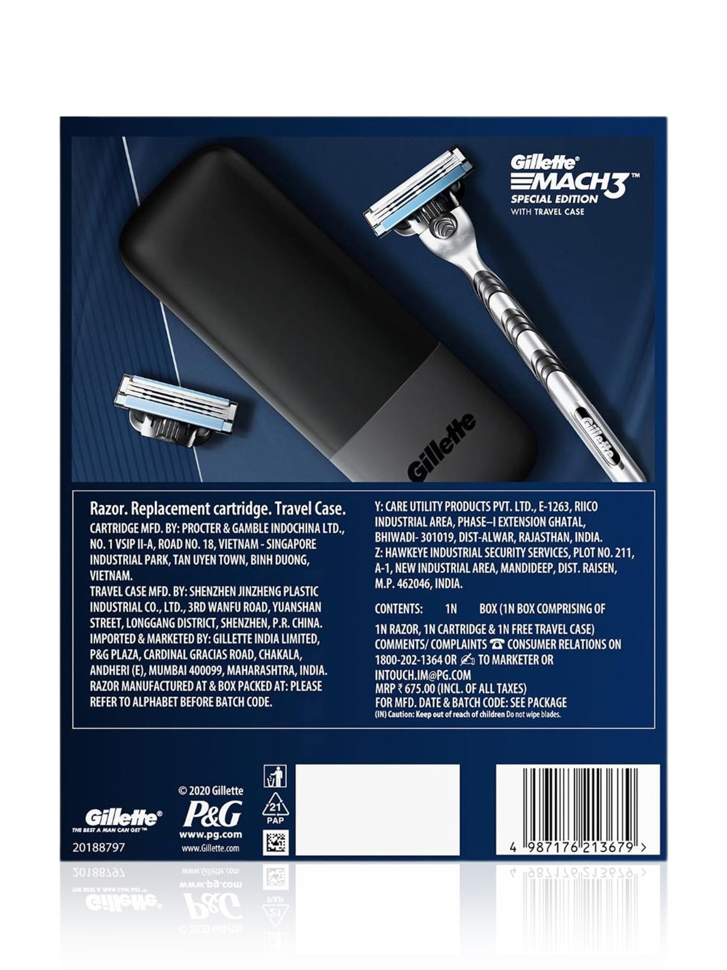 Gillette Mach3 Special Edition Premium Gift Pack