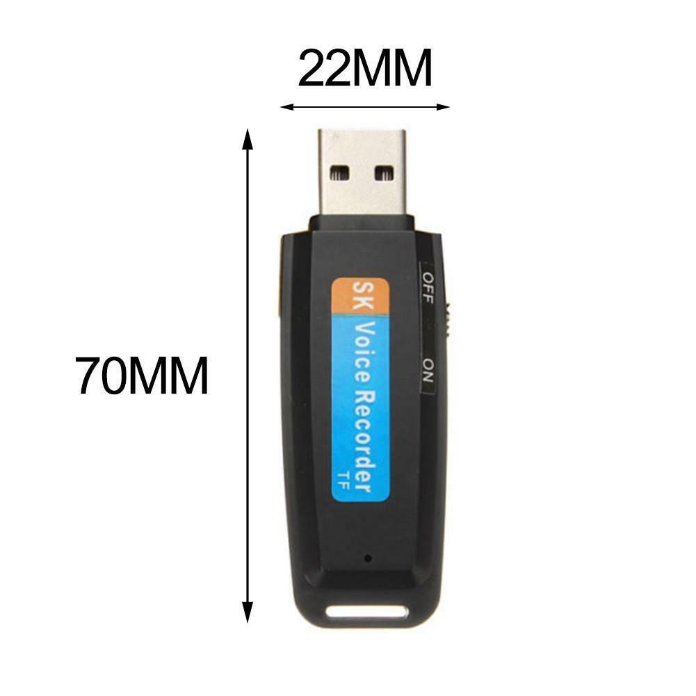 U-Disk USB Disk Digital Audio Voice Recorder Pen USB Flash Drive with 32GB Micro SD Card