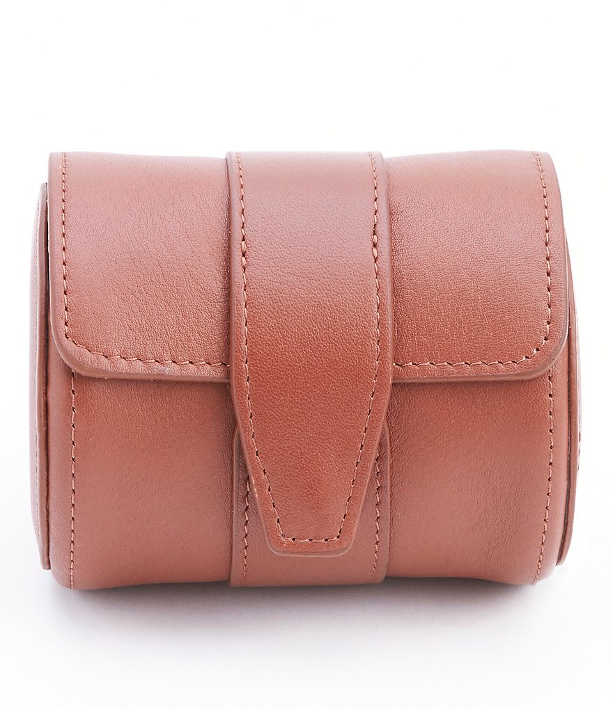 ROYCE New York Single Leather Executive Travel Roll