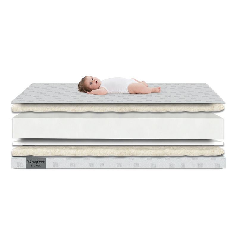 Beautyrest Silver Slumbertime Crib and Toddler Mattress