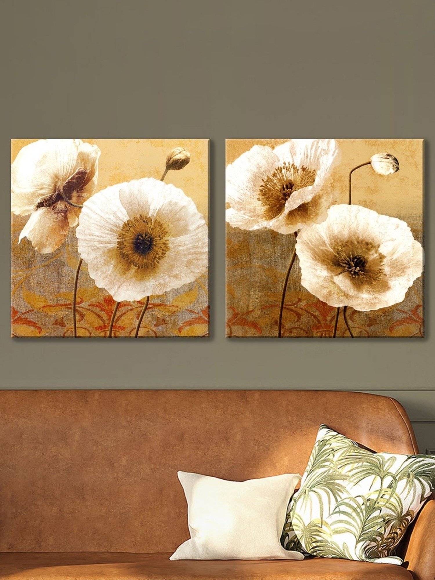 House This Kangto Brown & White Wood Photo Frame Gift Set