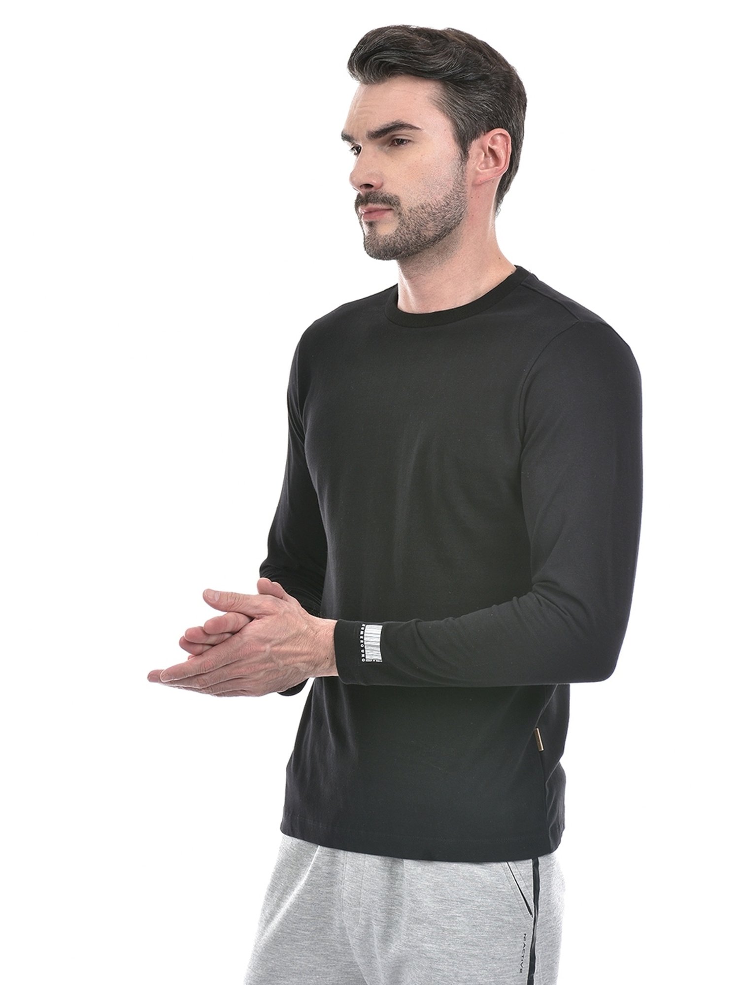 Numero Uno Black Regular Fit T-Shirt