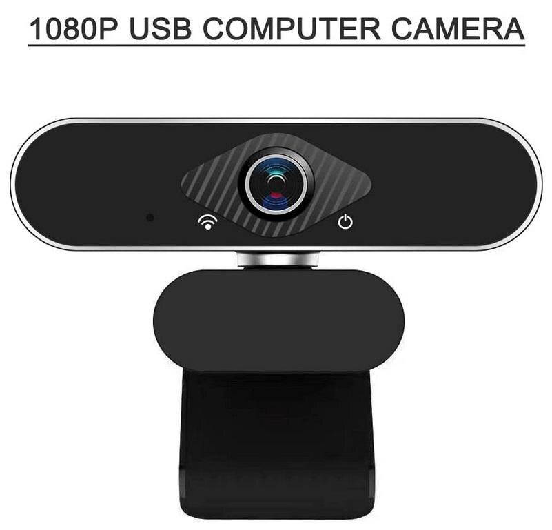 BEESCLOVER HD 1080P Computer Camera HD Webcam USB2.0 Computer Webcam Built-in Microphone
