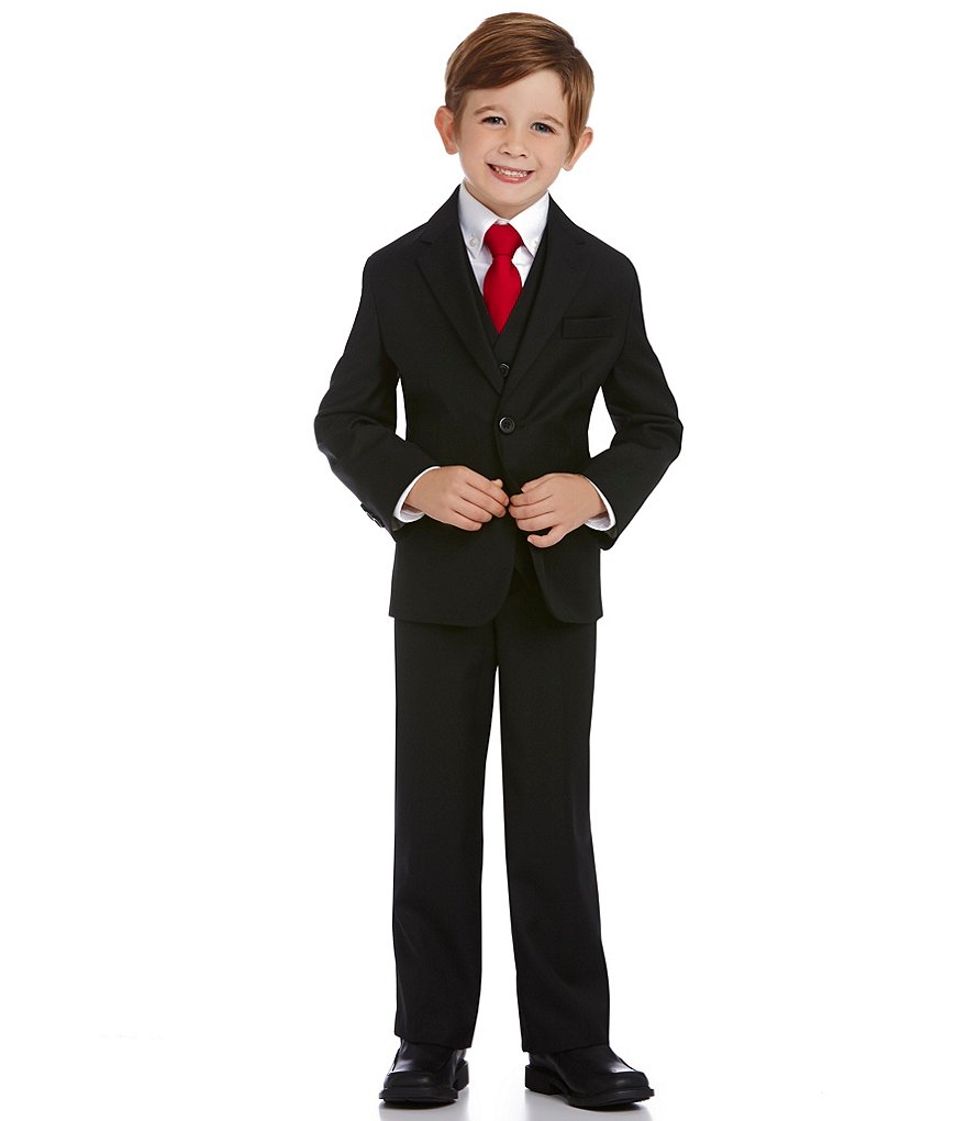 Class Club Gold Label Little Boys 2T-7 Sharkskin Dress Pants