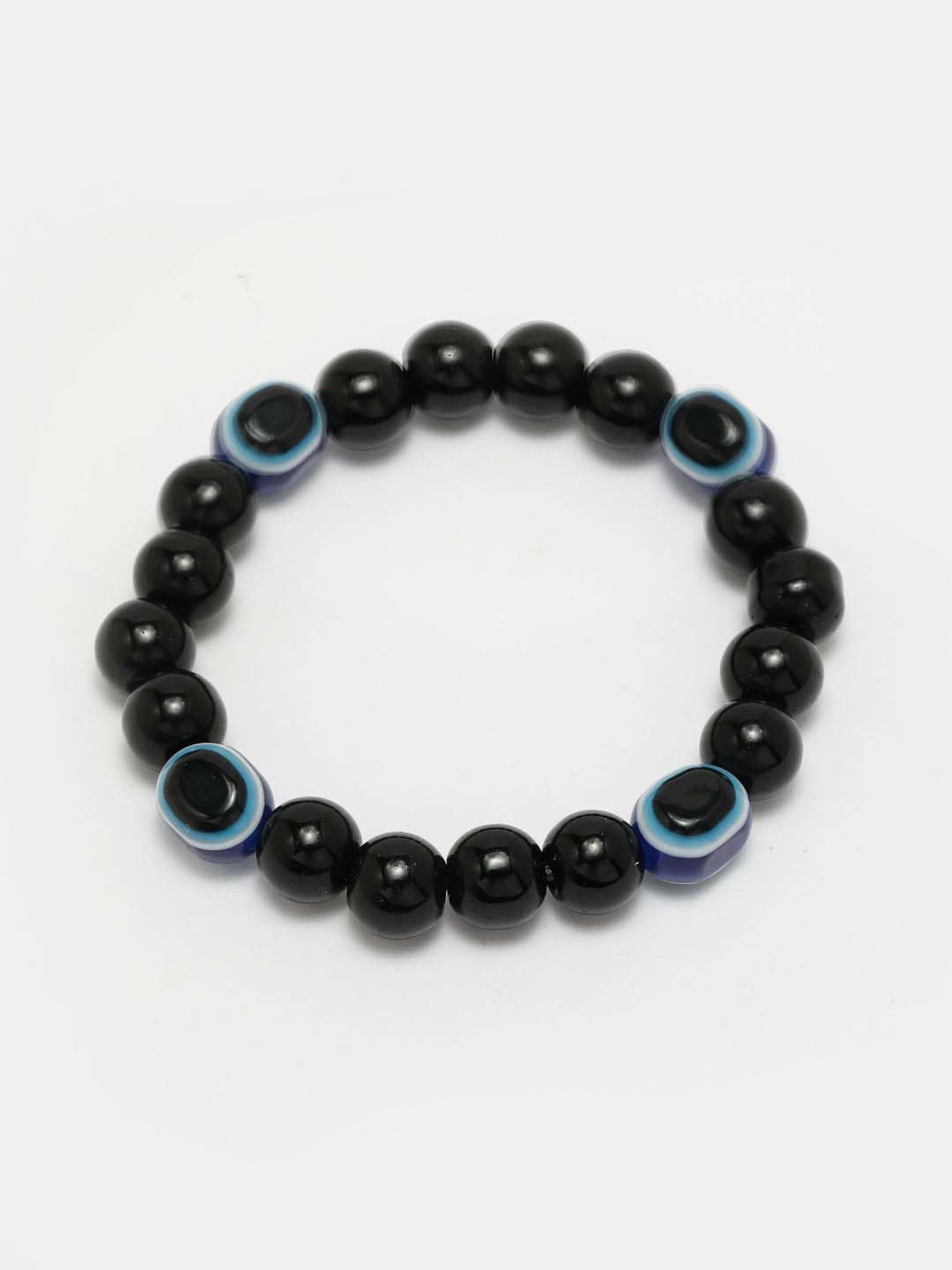 NVR Evil Eye Beaded Adjustable Bracelet for Unisex