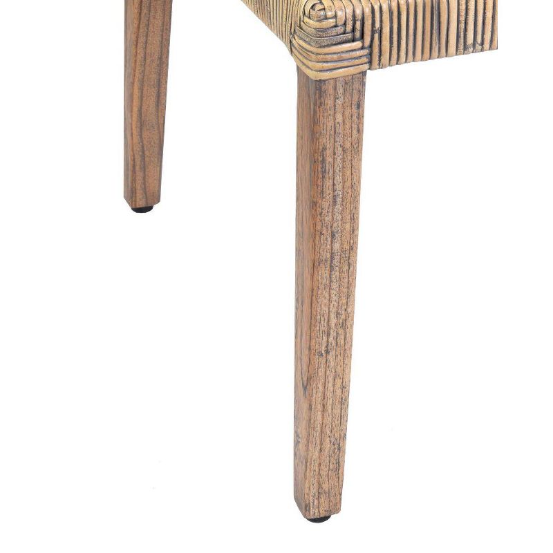 Set of 2 Celyn Dining Side Chairs Gray/Brown - East at Main