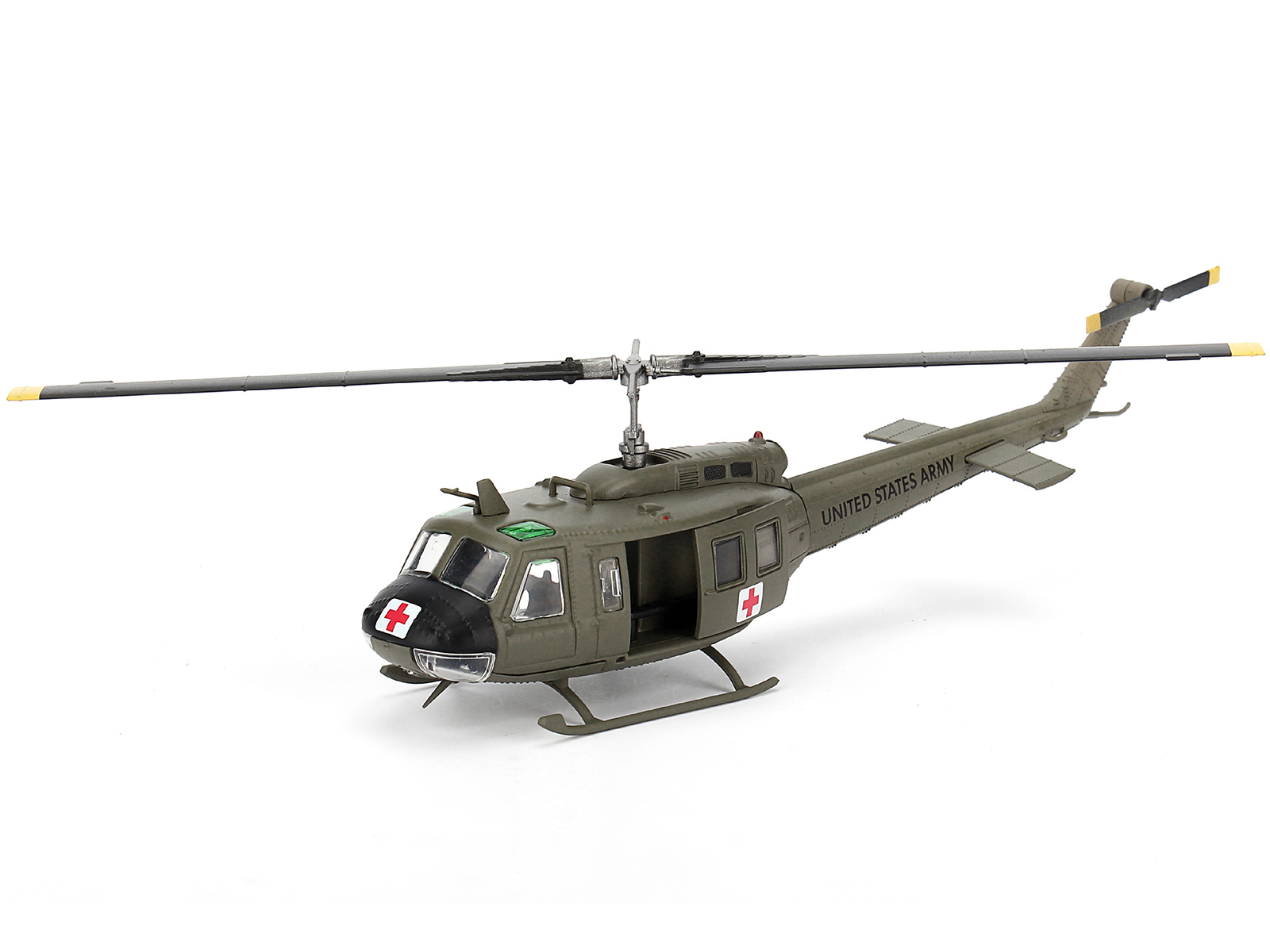 Bell UH-1H Iroquois "Huey" Helicopter "57th Medical Detachment 'Dustoff' Vietnam" (1967) United States Army 1/72 Diecast Model by Bless Wing