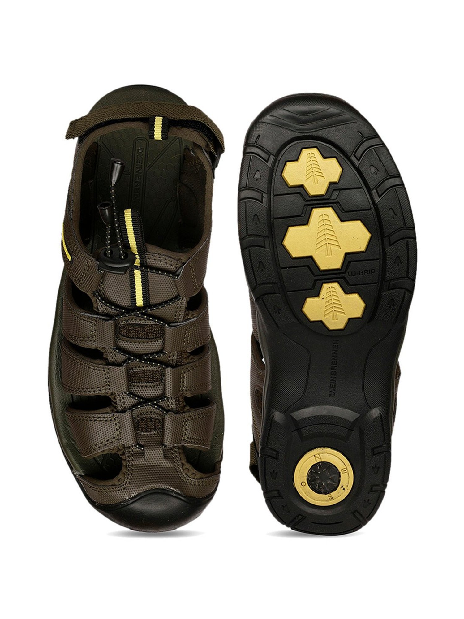 Weinbrenner by Bata Men's Brown Fisherman Sandals