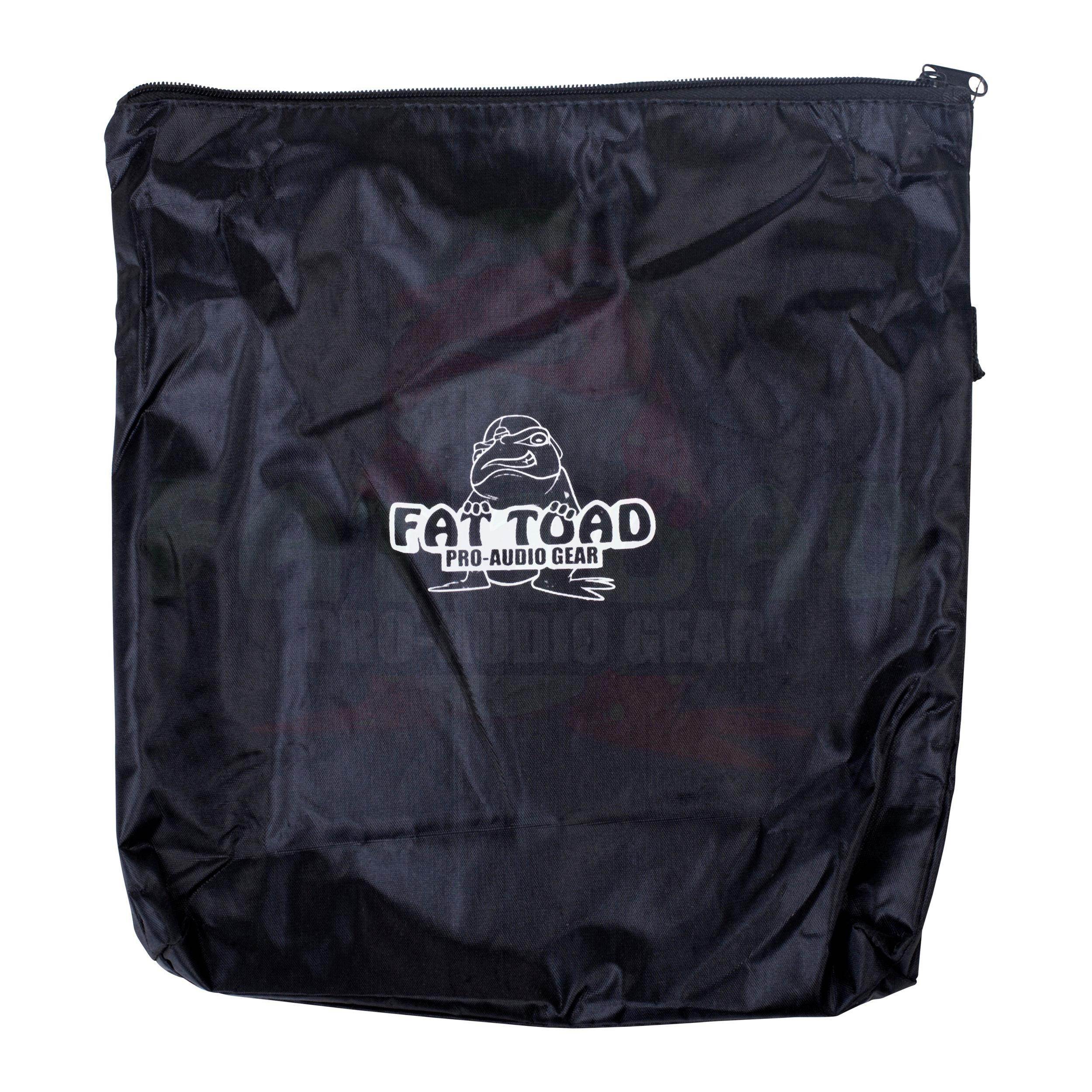 Folding DJ Laptop Stand with Sub-tray Shelf by FAT TOAD | Pro Audio Computer Table Top Rack Stand Mount for iPads, Mixer Controller & Tablets | Portable PC Gear Clamp Holder | Stage Booth, Home Office